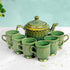 Ceramic Green Studio Pottery Tea Set - The Earth Store - Tea Sets